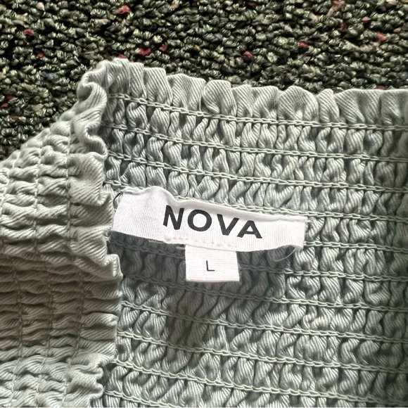 Pastel Baby Blue High Waisted Stretch Midi Maxi Ruffle Frayed Hem Modest Skirt L - Picture 14 of 16